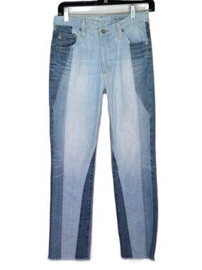 AG Adriano Goldschmied The Isabelle Jean AG-ED Denim High-Rise Straight Crop 26